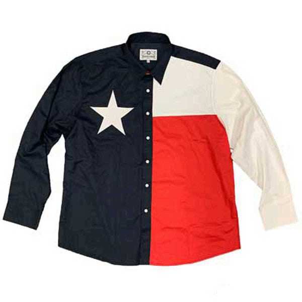 Texas Flag Button Shirt