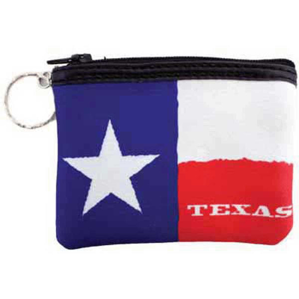Texas Flag Neoprene Coin Purse