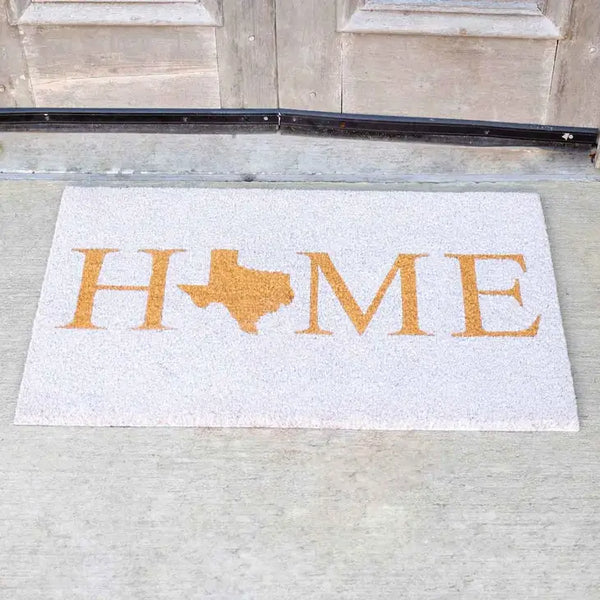 Texas Home Coir Welcome Mat