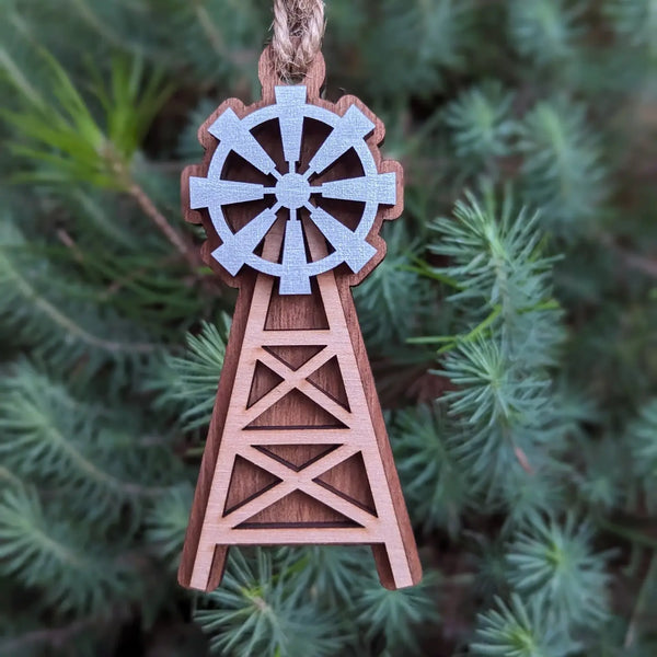 Windmill Christmas Ornament