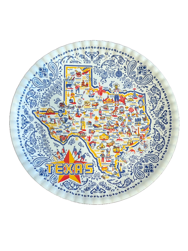 Texas "Paper" Platter 16"
