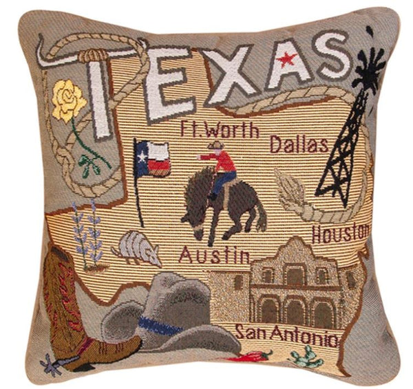 State to State Texas Pillow