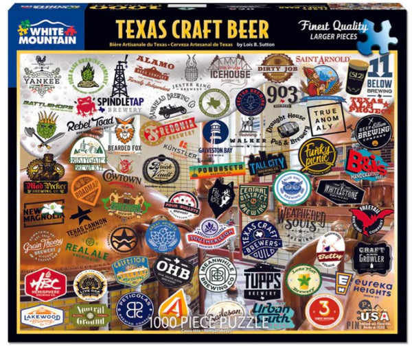 Texas Craft Beer- 1000 Piece Jigsaw Puzzle