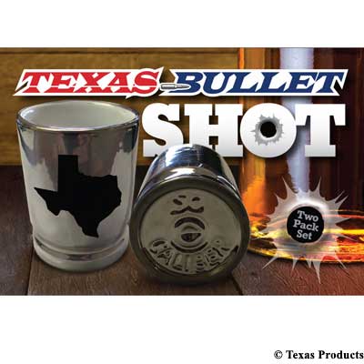 Texas Bullet Shot Glasses - Set of 2