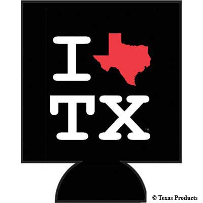 I Love Texas Koozie