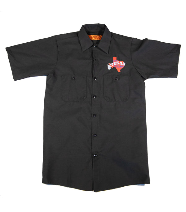 Official The Texas Bucket List Button Up - Black