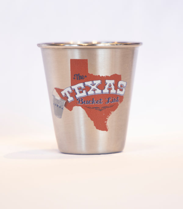 Texas Bucket List Shot Glass