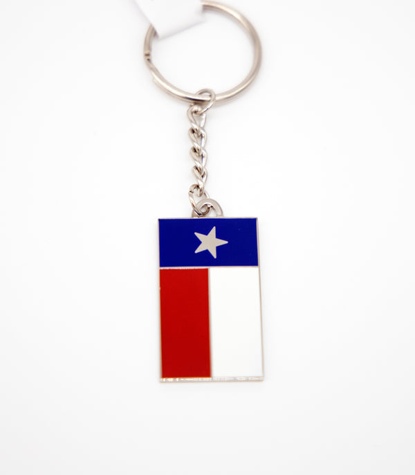 Texas Flag Keychain