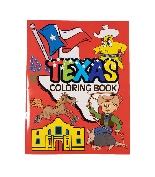 Texas Bucket List Coloring Book- Printable