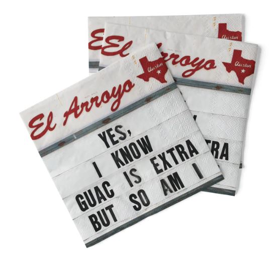 El Arroyo Cocktail Napkins (Pack of 20) - Guac is Extra