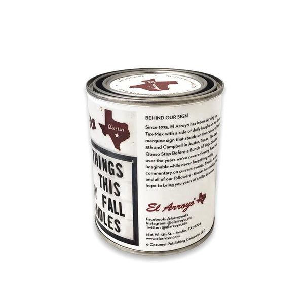 El Arroyo's "The Only Thing Getting Lit" Candle