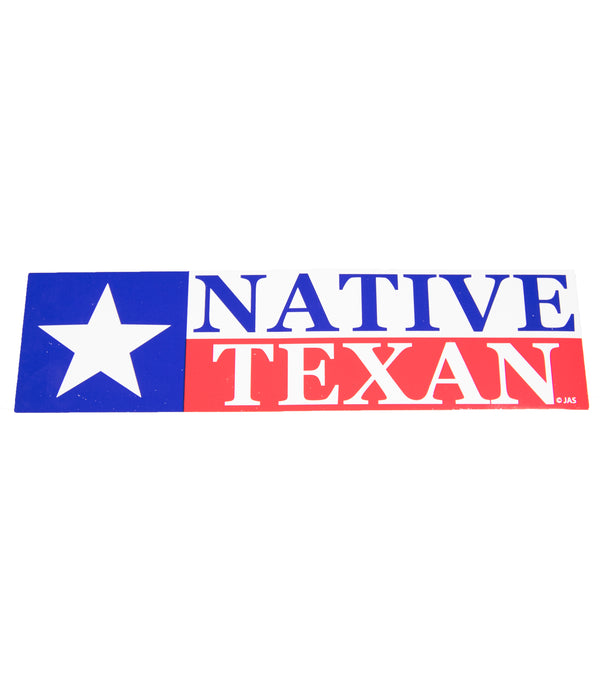 Native Texan Bumper Sticker