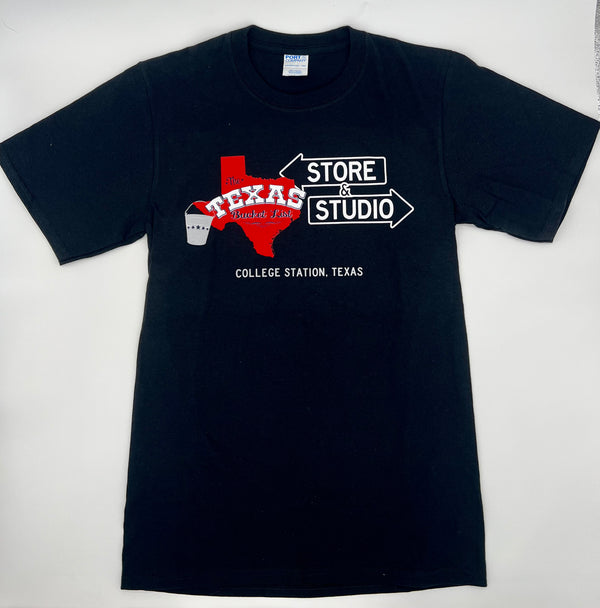 The Texas Bucket List Store & Studio T-Shirt
