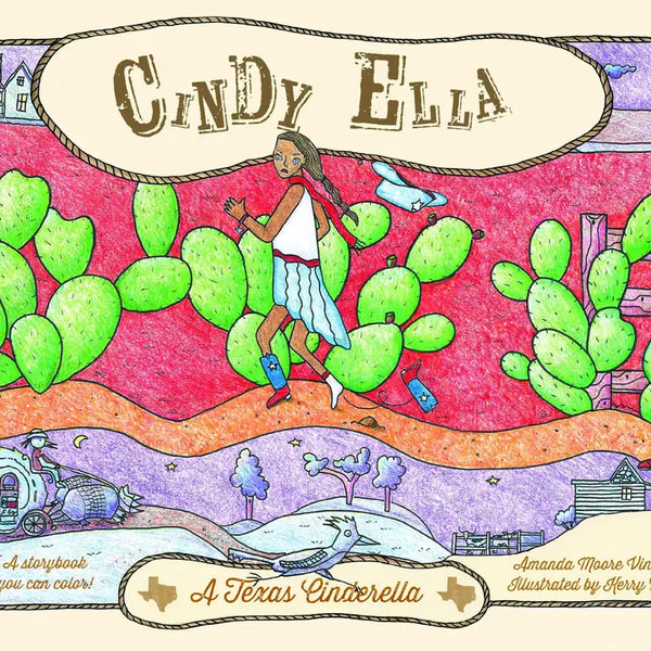 Cindy Ella - A Storybook you can color!