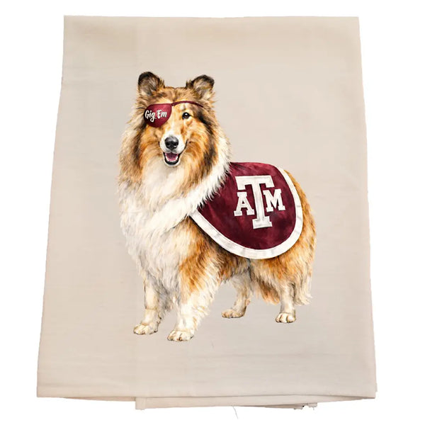 Reveille With Eye Patch Tea Towel