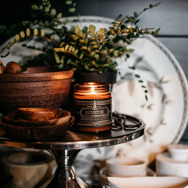 Assorted Texas Cities Candles