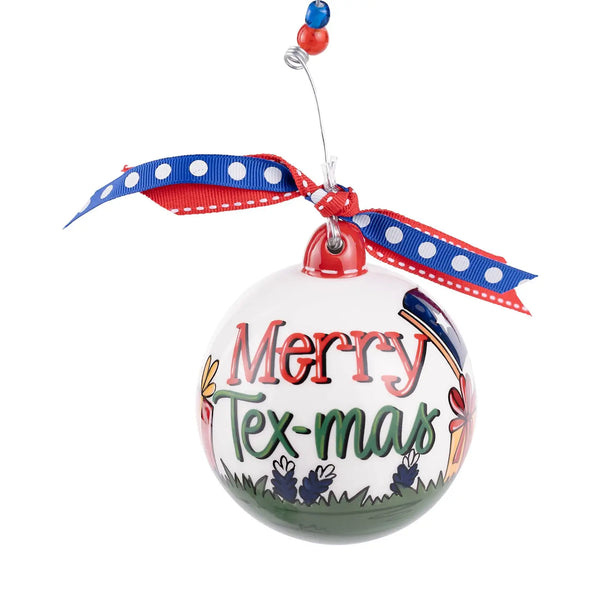 Merry Texmas Longhorn Ornament