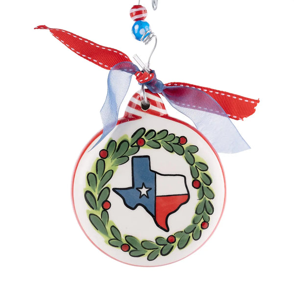 Merry Texmas Wreath Ornament