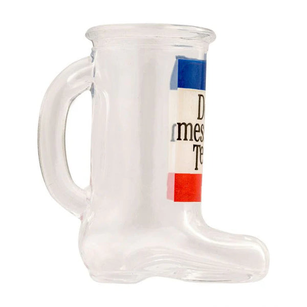 Don't Mess With Texas Mini Boot Shot Glass