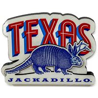 Jackadillo Wooden Magnet