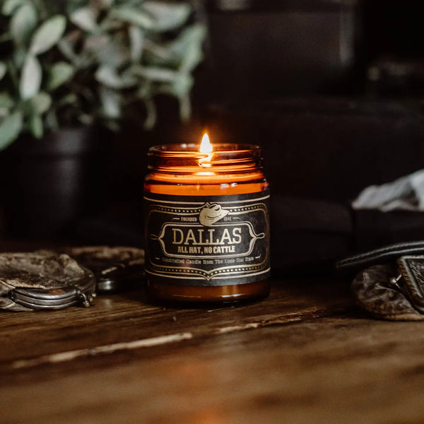 Assorted Texas Cities Candles