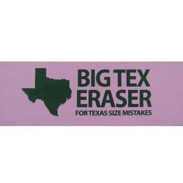 Texas Sized Eraser