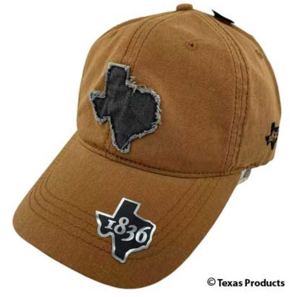 Brown Large Texas Shape Cap