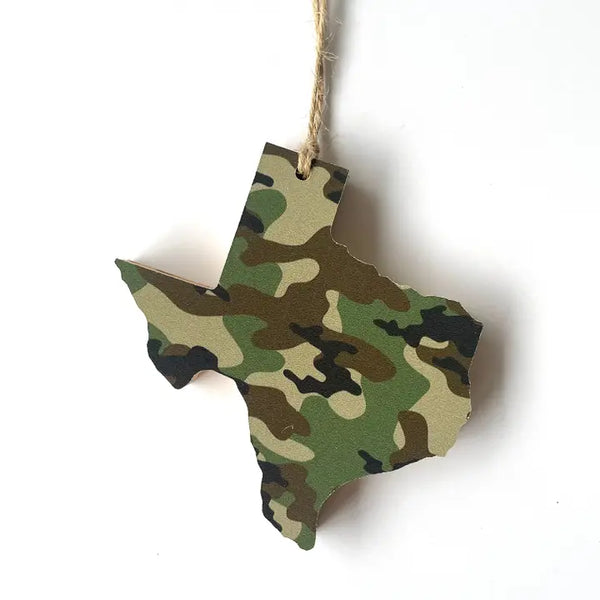 Camo Texas Ornamnet