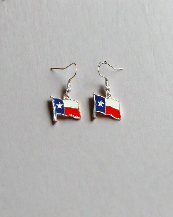 Texas Flag Dangled earrings