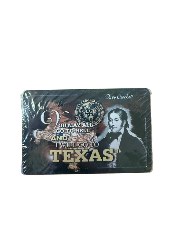 Davy Crockett Playing Cards