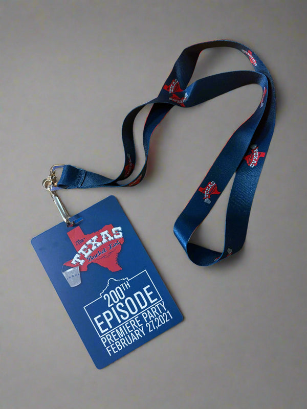 The Texas Bucket List Lanyard