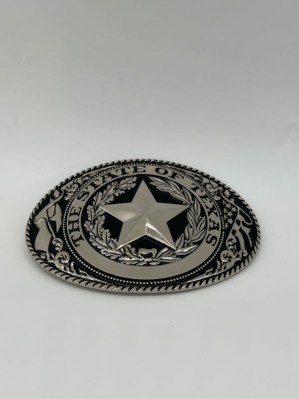 Large SOT Belt Buckle - Silver/Black