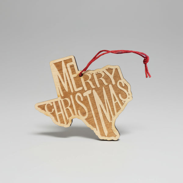 Merry Christmas Texas Ornament