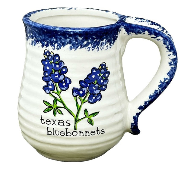 bluebonnet pottery mug