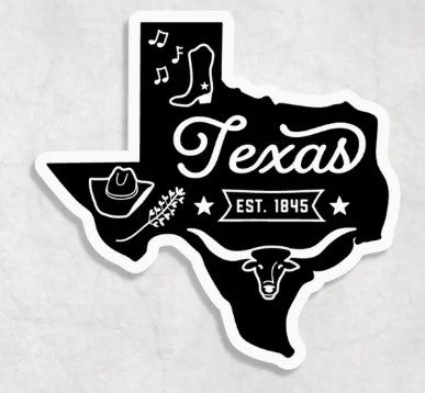 Texas Icon Sticker