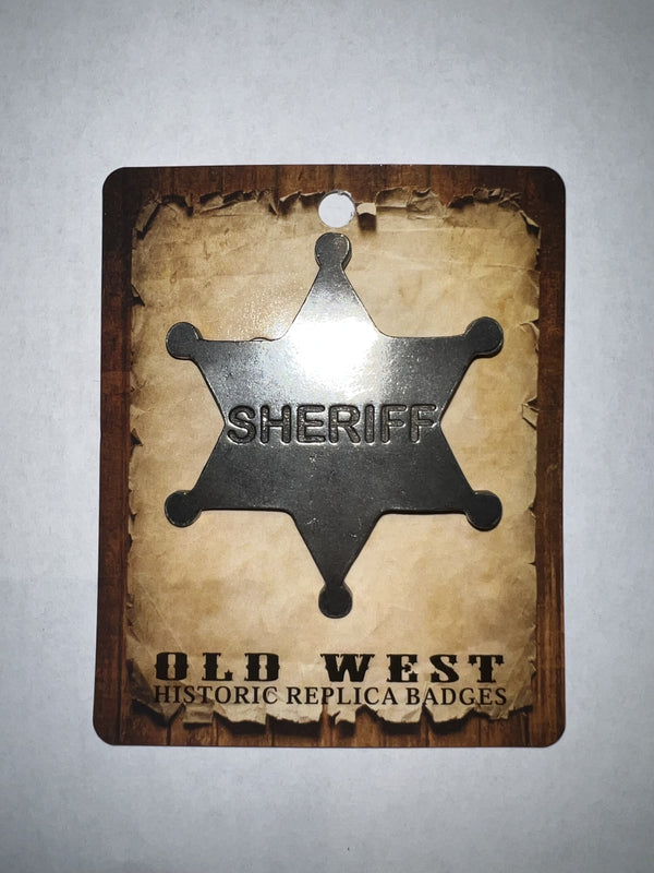 Old West Sheriff Badge