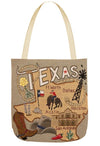 State to State Texas Tote Bag