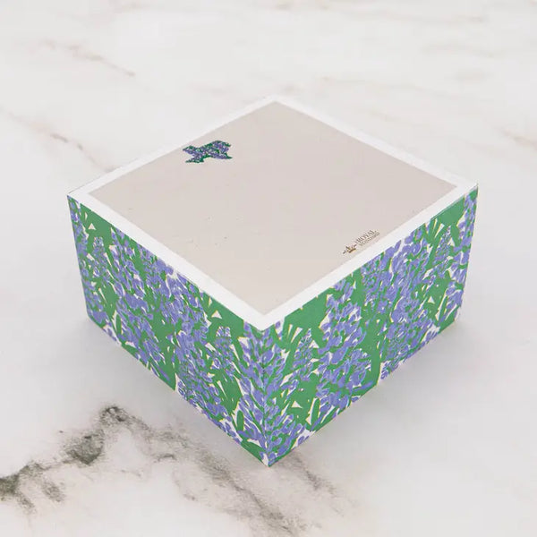 Texas Bluebonnet Note Cube