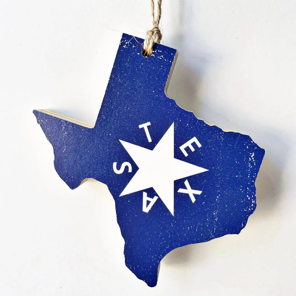 Zavala Flag Texas Ornament