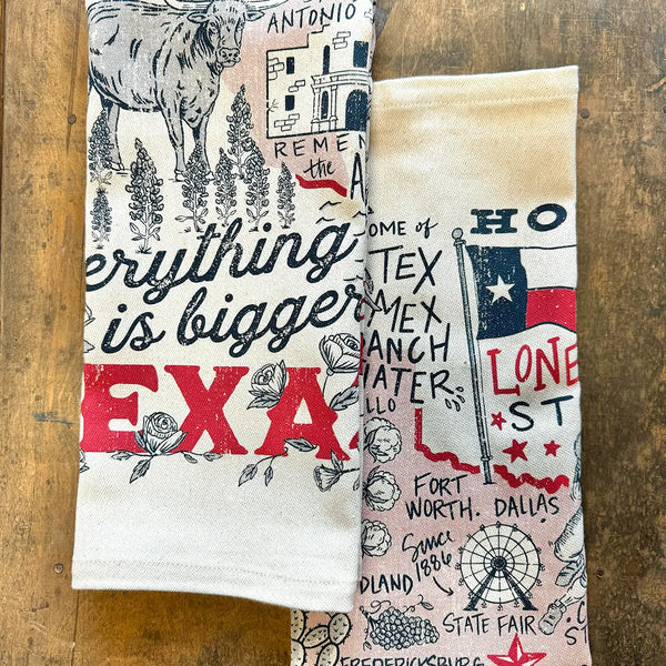 Everything is Bigger and Better in Texas Kitchen Towel