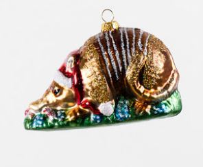 Armadillo Ornament - Glass