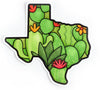 Texas Cacti Sticker