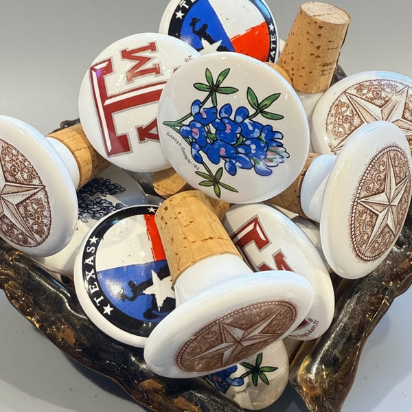 Assorted Porcelain Wine Stoppers