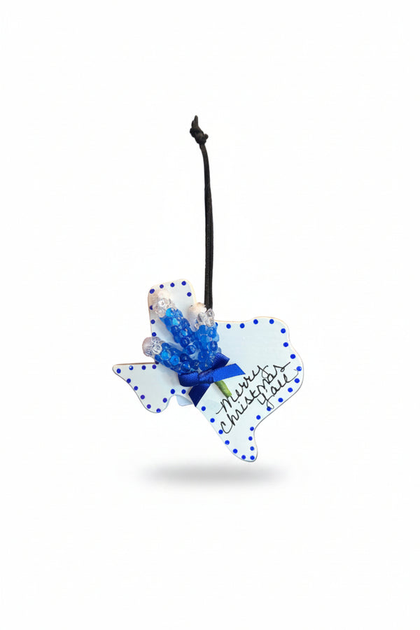 Handmade Bluebonnet Ornament
