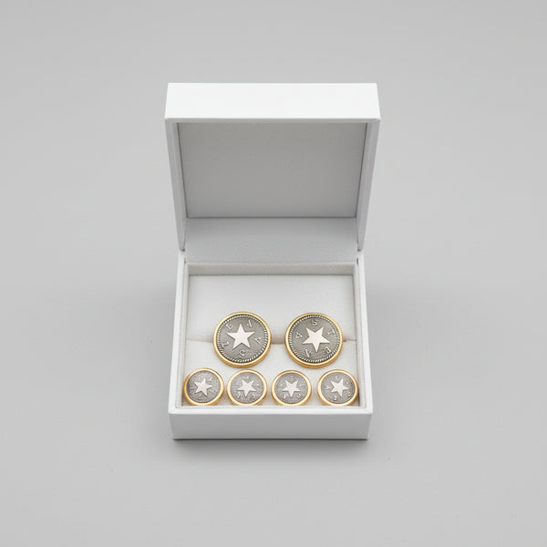 Buffalo Nickel Texas Cufflink Set