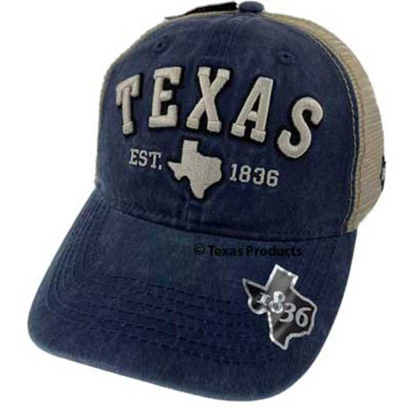 Mesh Back Texas Est. 1836 Cap