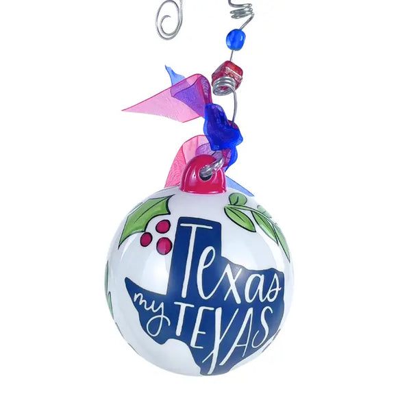 Yellow Rose Texas Ornament