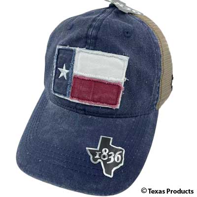 Vintage Navy Texas Flag Cap