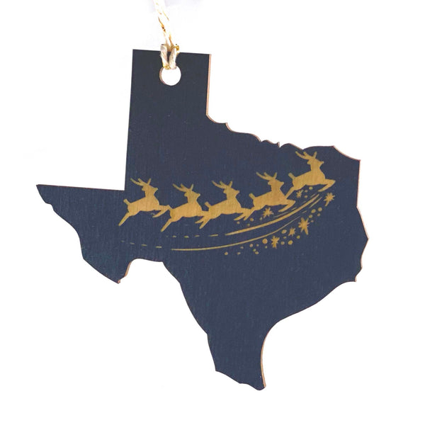 Texas Reindeer Ornament