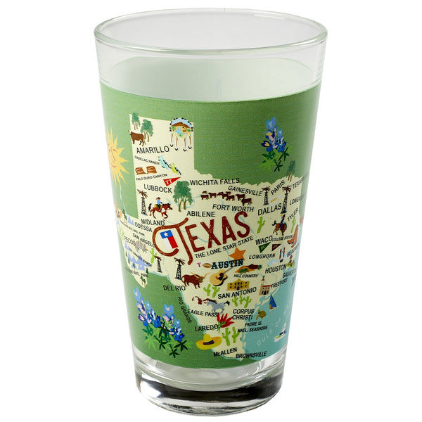 Texas 16oz Pint Glass